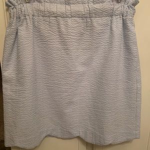 Lauren James M Seersucker skirt